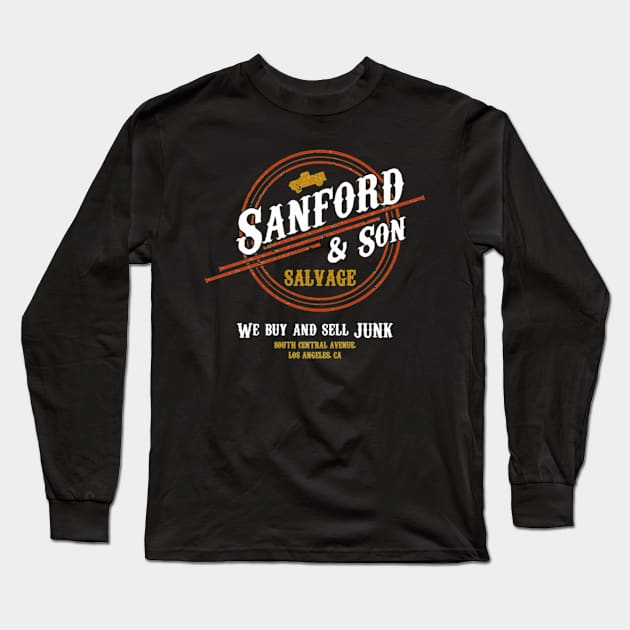 Redd Foxx's Biggest Fan Sanford and Son Forever Long Sleeve T-Shirt by Chibi Monster